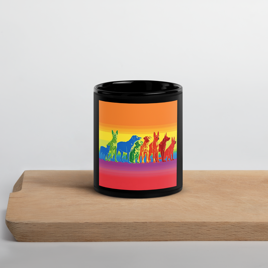 Pride & Puppies Mug (black)