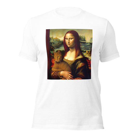 Mona Lisa & Cat t-shirt